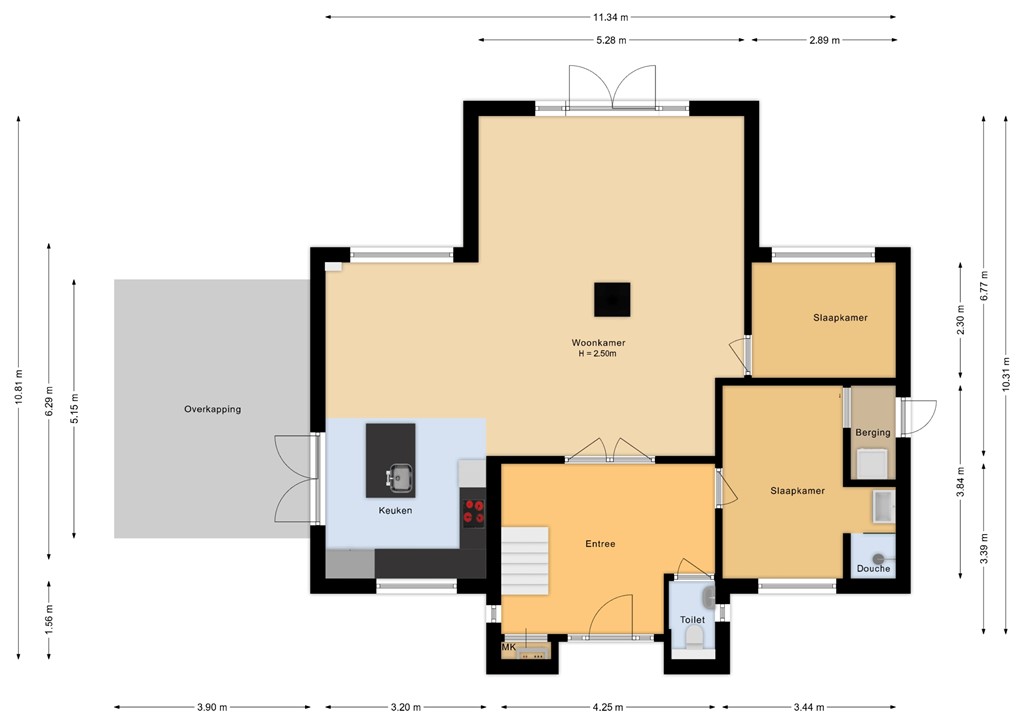 mediumsize floorplan